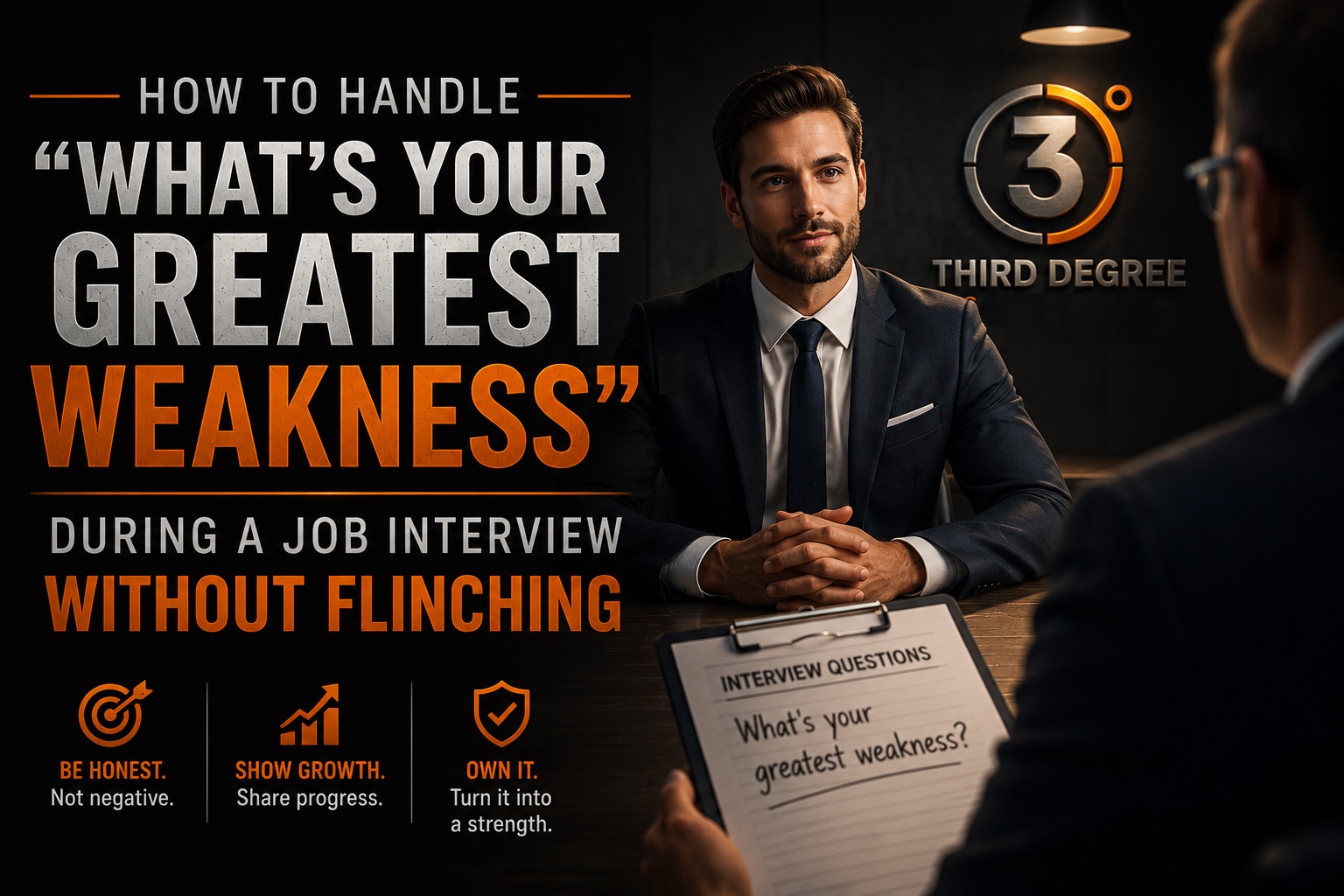 Cover art: handling the &ldquo;what's your greatest weakness&rdquo; question in a job interview